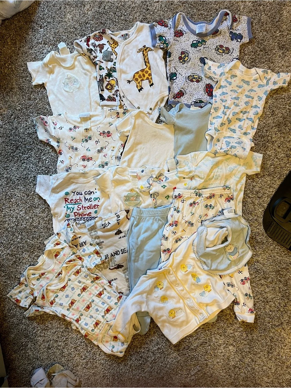 Baby boy vintage bundle shoes and clothing 38 pieces total